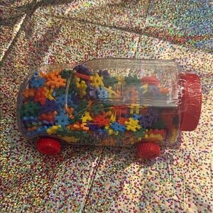 Colorful Building Blocks Car Toy 3+